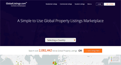 Desktop Screenshot of globallistings.com