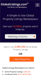 Mobile Screenshot of globallistings.com